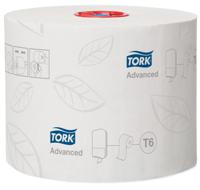 Toiletpapier Tork T6 Advanced 2-laags 100m wit 127530 - thumbnail