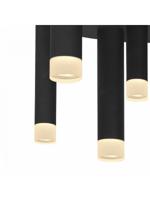 Highlight Plafondlamp Tubes 7 lichts Ø 30 cm zwart - thumbnail