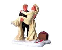 Lemax just married kerstdorp figuur type 2 Caddington Village 2004 - thumbnail