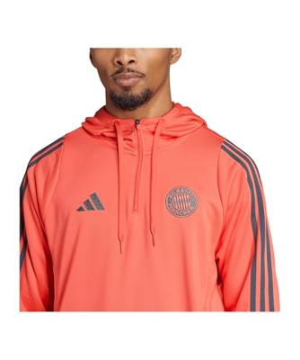 adidas Bayern München Track Hoodie 2025-2026 Oranje Donkergrijs