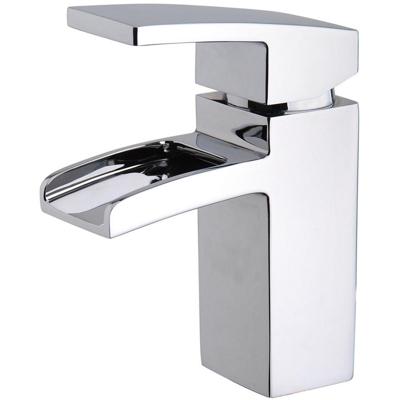 Xellanz Romo Wastafelkraan Waterval met Clickwaste - Chroom