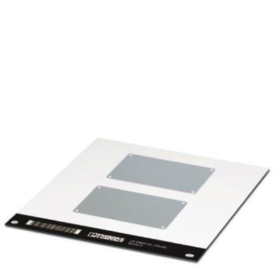 Phoenix Contact 0831619 LS-EMSP-AL (90X60) Apparaatmarkering Montagemethode: Schroeven, Nieten Aluminium Aantal markeringen: 10 5 stuk(s)