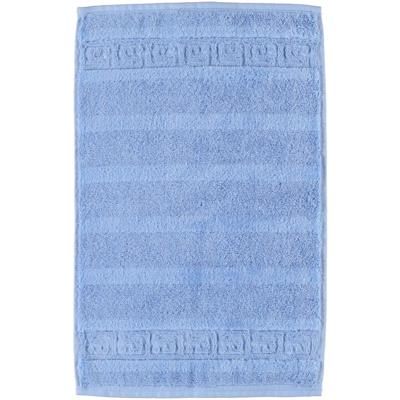 Cawö Cawö Noblesse Uni Gastendoekje 30x50 Lichtblauw