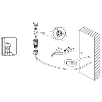Eglo BuitenspotFaedo 3 10W wit - 33152