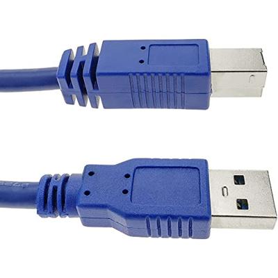 Techly USB3.0 kabel stekker type A/stekker type B 0,5m blauw