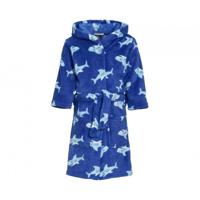 Playshoes badjas Haai Blauw-146-152 - thumbnail