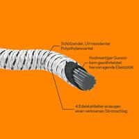 Gallagher Elastisch cord wit 50m/rol - 891064 891064 - thumbnail