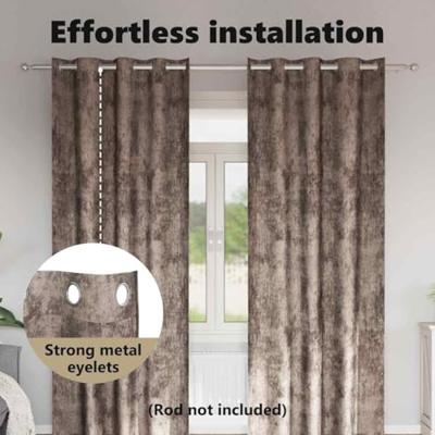 VidaXL Velvet gordijnen 2 pcs cappuccino 245 x 140 cm fluweel VidaXL Velvet gordijnen 2 pcs cappuccino 245 x 140 cm fluweel