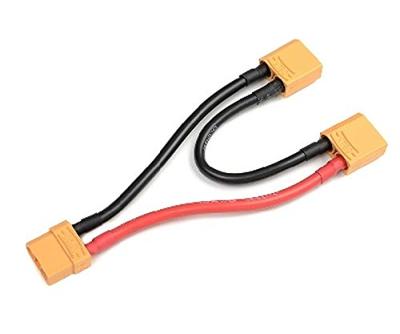Y-kabel serial XT90 (Anti-Spark), silicone kabel 10AWG - 12CM