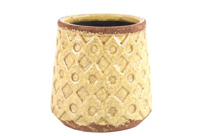 Bloempot Rosana M geel