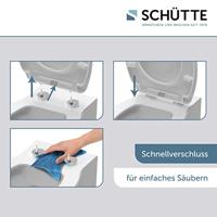 Toiletbril Schutte Lupos Softclose en LED-nachtverlichting Wit - thumbnail