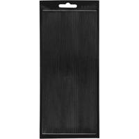 Creativ Company Stickers, randen, vel 10x23 cm, zwart, 1 vel - thumbnail