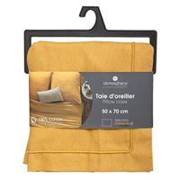 Kussensloop Atmosphera Mosterd (70 x 50 cm) - thumbnail