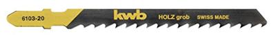 kwb 610325 Decoupeerzaagbladen, houtbewerking, speciale insteektanden, HCS, 5 x grof 5 stuk(s) kwb 610325 Decoupeerzaagbladen, houtbewerking, speciale insteektanden, HCS, 5 x grof 5 stuk(s)