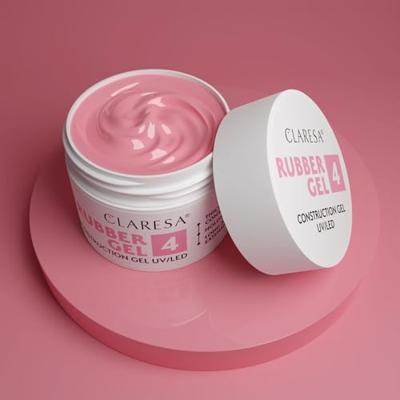 Claresa rubber gel 4 warm pink 45gr. Claresa rubber gel 4 warm pink 45gr.