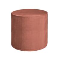 Woood Sara poef hoog Oudroze - thumbnail