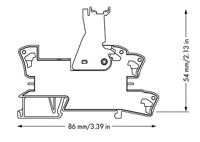 WAGO 788-508 Relaismodule Nominale spanning: 230 V/AC Schakelstroom (max.): 16 A 1x wisselcontact 1 stuk(s) - thumbnail