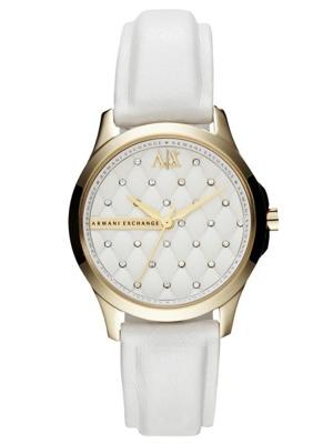 Horlogeband Armani Exchange AX5207 Leder Wit 18mm Horlogeband Armani Exchange AX5207 Leder Wit 18mm