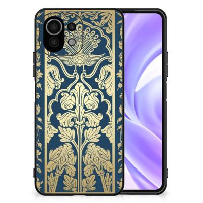 Xiaomi 11 Lite 5G NE | Mi 11 Lite Bloemen Hoesje Beige Flowers