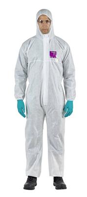 Ansell WH15S-00138-03 AlphaTec ® 1500 - model 138 bescherming tegen chemicaliën, wit, M Maat: M Wit