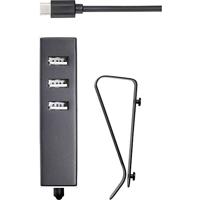 VOLTCRAFT UC-3AXX001 USB-laadstation 15.5 W 3x USB-A Wit, Zwart Binnen - thumbnail