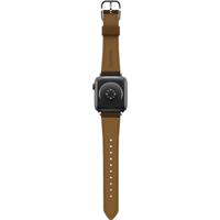 OtterBox Symmetry Cactus Leather horlogeband voor Apple Watch 46mm/45mm/44mm, vervangende duurzame, zachte band voor Apple Watch, Bruin - thumbnail