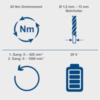 Scheppach Accuboormachine 20V C-DD45-X - 5909238900 - thumbnail