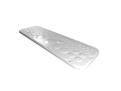 Rittal AX 2563.300 2563300 Flensplaat (l x b) 149 mm x 447 mm Kunststof Grijs 1 stuk(s)