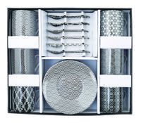 Zwart/Witte Espresso Set - Nippon Black - 6-Delig - 80ml 5x5.4cm - thumbnail