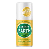 Happy Earth Deodorant roll on jasmine ho wood 75 Milliliter - thumbnail