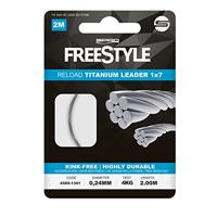 Spro Freestyle Reload Titanium Leader 2M 0,40 mm 11kg - thumbnail
