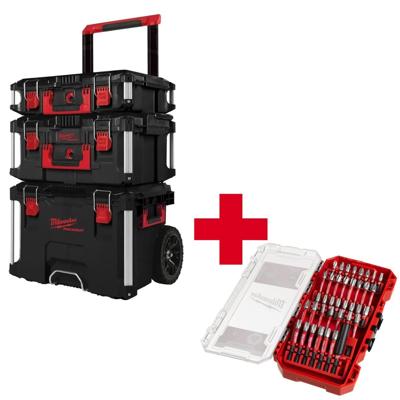 Milwaukee PACKOUT™ kofferset 3-delig - 4932464244 Milwaukee PACKOUT™ kofferset 3-delig - 4932464244