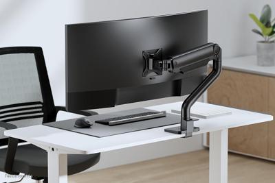 Neomounts DS70S-950BL1 Monitor-tafelbeugel 1-voudig 43,2 cm (17) - 124,5 cm (49) Zwart Kantelbaar, Roteerbaar, Zwenkbaar, In hoogte verstelbaar