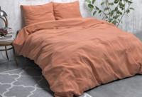 Zensation - Stone Washed Dekbedovertrek - Micropercal - Zalm Roze - 240 x 220 - thumbnail