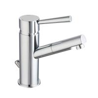 CORNWALL ééngreepsmengkraan wastafel, lage druk, chroom keramische schijven geluidsarme, verwisselbare 35 mm-cartouche flexibele metalen aansluitslangen 1 ¼" metalen-afvoerplug en waste stange - thumbnail