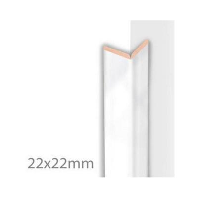 Kniklijst MDF Sanimex Mat Zwart 260 cm x 22 mm x 22 mm Sanimex