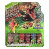 Lobbes Autoset dierenprint met speeldieren - thumbnail