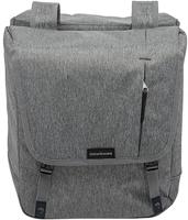 New Grijze nova double - dubbele fietstas, waterafstotend, 32l - thumbnail