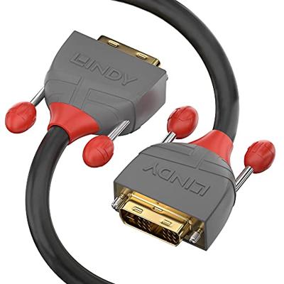 Lindy 36220 0.5m DVI-D DVI-D Grijs DVI kabel Lindy 36220 0.5m DVI-D DVI-D Grijs DVI kabel