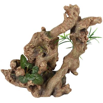 Aquarium decoratie Dio Wortels met Plant - 24 x 19 x 25 cm 24 x 19 x 25 cm Flamingo Naturel