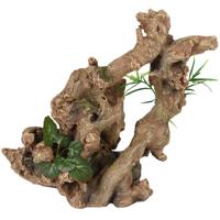 Aquarium decoratie Dio Wortels met Plant - 24 x 19 x 25 cm 24 x 19 x 25 cm Flamingo Naturel - thumbnail