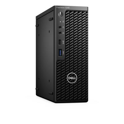 DELL Precision 3240 Intel® 10de generatie Core™ i7 i7-10700 16 GB DDR4-SDRAM 512 GB SSD CFF Zwart Workstation Windows 10 Pro DELL Precision 3240 Intel® 10de generatie Core™ i7 i7-10700 16 GB DDR4-SDRAM 512 GB SSD CFF Zwart Workstation Windows 10 Pro