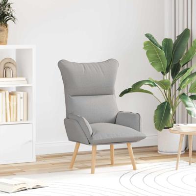 Fauteuil Wolkengrijs 69 x 74 x 93 cm Sherpa Stof