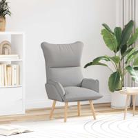 Fauteuil Wolkengrijs 69 x 74 x 93 cm Sherpa Stof - thumbnail
