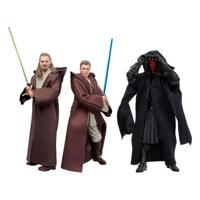 Star Wars Episode I Black Series Action Figure 3-Pack Qui-Gon Jinn, Darth Maul, Obi-Wan Kenobi 15 cm - thumbnail