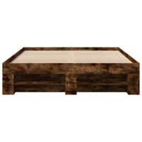 Bedframe zonder matras hout gerookt eikenkleurig 120x200 cm - thumbnail