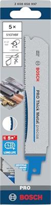 Bosch Accessoires PRO Thick Metal precise S937HBF zaagblad | 1 |1 x 25 x 150 mm | 5-delig - 2608658997