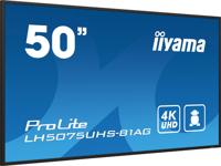 Iiyama ProLite LH5075UHS-B1AG Digital Signage display Energielabel: G (A - G) 126 cm 49.5 inch 3840 x 2160 Pixel 24/7 - thumbnail