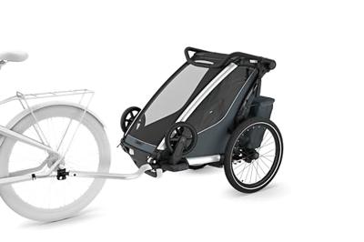 THULE fiets-kinderkar "chariot cross 2 single". bicycle trailer chariot cross single
