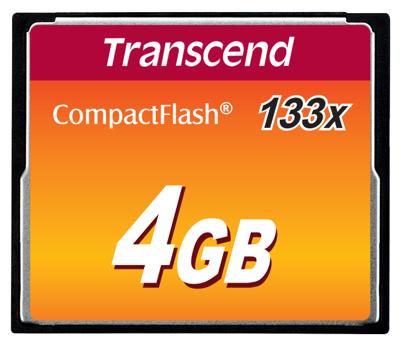 Transcend Standard 133x CF-kaart 4 GB